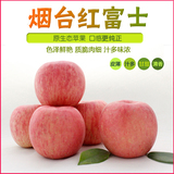 烟台苹果栖霞红富士苹果新鲜水果5斤原生态农家有机苹果80批发