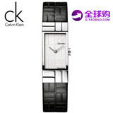 代购香港专柜正品CK皮带方形女表CK手表休闲时尚K0J23126K0J23104