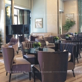 新古典洽谈桌椅组合欧式沙发椅咖啡厅餐厅椅子售楼处接待桌椅