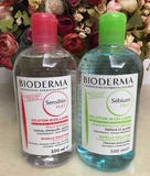法国贝德玛Bioderma深层卸妆洁肤水 粉水和蓝水500ML 备注颜色
