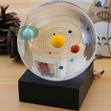 太空创意摆件送男孩朋友礼物天文太阳系行星ZOYO天体宇宙水晶球
