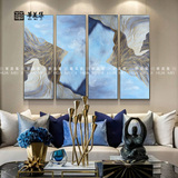 抽象金山 现代简约立体线条工艺画北欧风格装饰画客厅沙发挂画