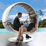 创意时尚的拥抱座椅 休闲椅 异型椅 玻璃钢家具 定制酒店家具