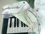 蕾丝雅马哈P95电子钢琴罩88键防尘罩琴乐嚣套盖布带谱架通用包邮