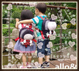 韩版allolugh宝宝防走失背包阿路和如婴幼男女儿童玩具包邮小书包
