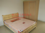 实木床床架简易床组装床双人床单人床员工床实木床架出租房经济房