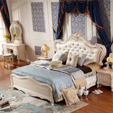 实木欧式卧卧室家具套装组合法式卧室全套成套家具六件套房衣柜床