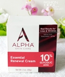 美国Alpha Hydrox 10% AHA经典果酸面霜 收毛孔去印美白淡斑56g
