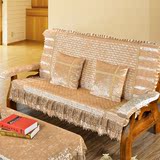 最新款金钻绒立体波纹红木沙发坐垫高档实木质长椅沙发垫加厚海绵