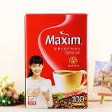 包邮韩国进口正品MAXIM麦馨摩卡咖啡100条红色三合一速溶咖啡批发