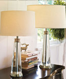 欧式现代简约时尚水晶台灯创意个性美式酒店客厅卧室书房床头台灯