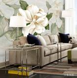 万象壁纸大型客厅沙发卧室背景墙壁纸壁画墙纸装饰画清新油画花卉