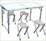 铝合金折叠桌椅 促销宣传广告座椅地摊桌野餐桌1200*600*550mm