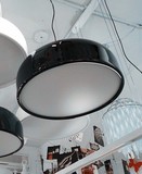 现代简约LED圆形吸吊两用三色温遥控大气全铝材餐厅饭厅书房吊灯