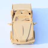 木质拼图玩具3D立体模型DIY儿童玩具特色礼物汽车模型木质玩具