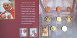 【欧洲】梵蒂冈8枚套欧元样币 带精装册 精制币 外国钱币纪念币