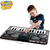 DJ音乐毯儿童婴幼儿早教益智亲子玩具电子钢琴跳舞垫游戏毯礼物