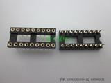 圆孔IC插座-18PIN 全镀金 2.54MM间距 接插件厂家直销