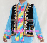 云南少数民族服装 成人男款马甲 新疆马甲 藏族蒙古马甲 彝族马甲