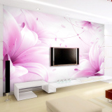 客厅沙发电视背景墙壁纸3d简约影视墙纸壁画无缝墙布无纺布欧式