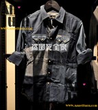 Wrangler正品代购 13秋冬 男款时尚长袖牛仔衬衫 W11252243B4D