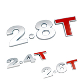 火鸟驿站排量字母车标汽车改装排量标2.4T2.4L数字个性装饰贴尾标
