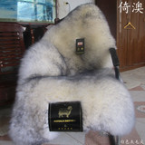 真品羊毛沙发垫白色长毛整张羊皮冬天坐垫可定做飘窗垫贵妃椅垫