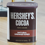 美国原装HERSHEY'S好时纯可可粉coco粉无糖巧克力粉652g大罐 包邮
