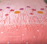 加大纯棉机织印花老粗布四季棉布超细帆布双人床单2.5*2.4米