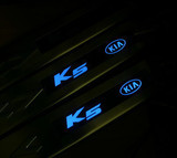 起亚K5专用LED不锈钢迎宾踏板 带灯门槛条