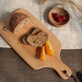 实木托盘披萨板 切菜板实木砧板 厨房烘焙用具面包板木 水果砧板
