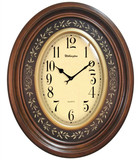 威灵顿高档时钟花纹图案装饰实木欧式壁钟复古表客厅仿古挂钟别墅