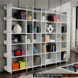 简约现代整体书柜书架自由组合多功能客厅展示柜置物架家具可定做