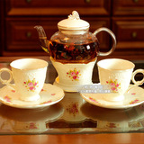 包邮英式花茶壶套装花草茶具花果茶水果茶壶加热欧式花茶茶具套装