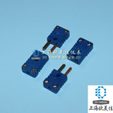 台湾瑞宝T型蓝色公母热电偶插头插座/温度传感器接插件/仪表插头