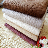 定做外贸韩版冬季高档短毛绒沙发垫真皮防滑布艺绗缝蔷薇花厚坐垫