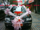 鲜花花车婚车布置装饰红玫瑰心型套餐深圳宝安龙华南山区上门服务