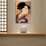 日本料理店壁画古典人物装饰画仕女图艺妓无框画酒店浮世绘挂画