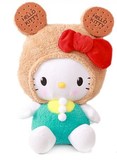 会唱歌发光Hello Kitty公仔饼干凯蒂猫毛绒玩具猫咪生日礼物智能