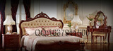 美式欧式法式古典实木精品品牌家具卧室FH995-2双人床梳妆台镜1