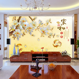 3D大型影视墙纸壁画 中式客厅装饰电视背景墙粘贴纸环保防水墙布