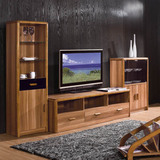 木质宜家实木电视柜储物柜矮柜地柜现代中式组合简约边柜原木客厅