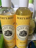 美国原装代购Burt's Bees/小蜜蜂婴儿无泪洗发沐浴露无香型235ml