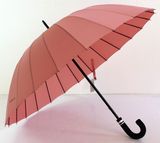限时包邮 日本24骨伞 超大防风弯柄长柄雨伞双人伞创意雨伞