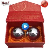 保定铁球 手球 健身球 保健球 空心镀铬铁球钢球 正品王铁匠包邮