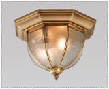 铜灯/全铜焊锡/欧式/铜吸顶灯/客厅/卧室/阳台