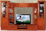 实木电视柜 实木电视背景墙柜 厅柜 背景柜 3米长客厅组合电视柜