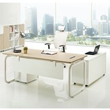 新款老板桌广州办公家具现代简约1.6米经理主管桌椅单人办公桌子