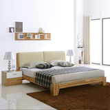 高箱储物床板式床双人床1.8米现代简约床1.5软包床住宅卧室家具床
