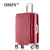 OSDY 拉杆箱包高端铝框万向轮旅行李箱子托运箱TSA海关锁电脑袋